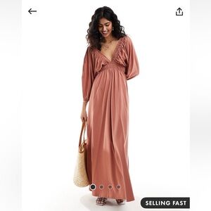 ASOS PLUNGE MAXI DRESS